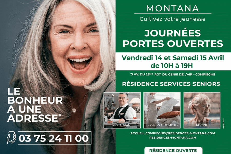 Affiche journée portes ouvertes Montana Compiègne