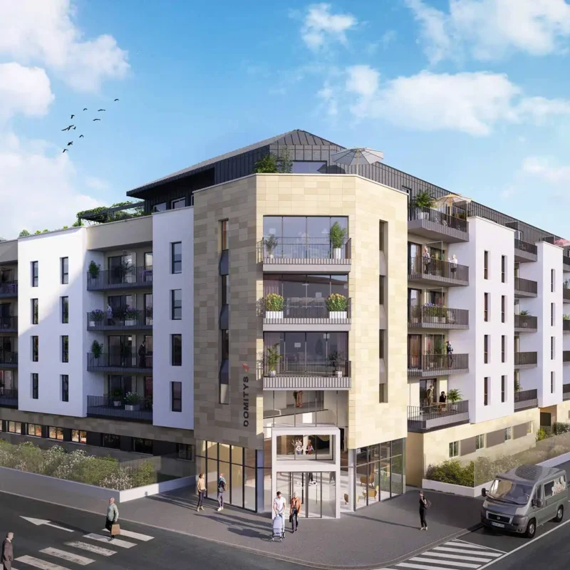 Image 3D de la résidence senior Domitys Brive-la-Gaillarde