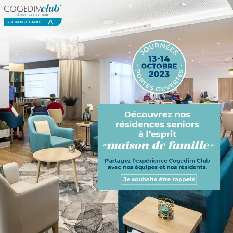 Cogedim portes ouvertes résidence senior