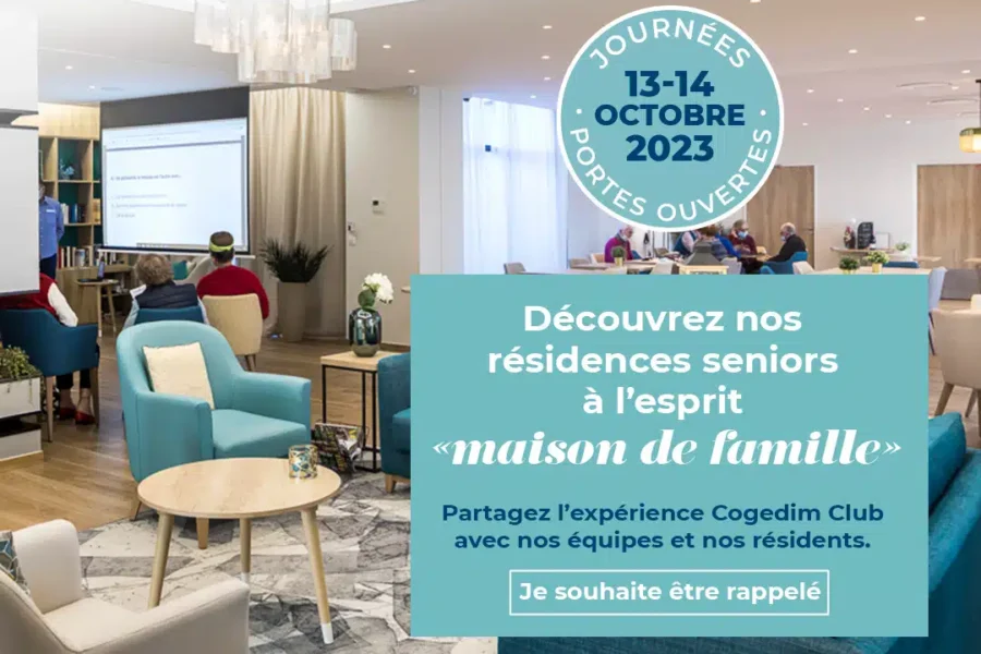 Cogedim portes ouvertes résidence senior