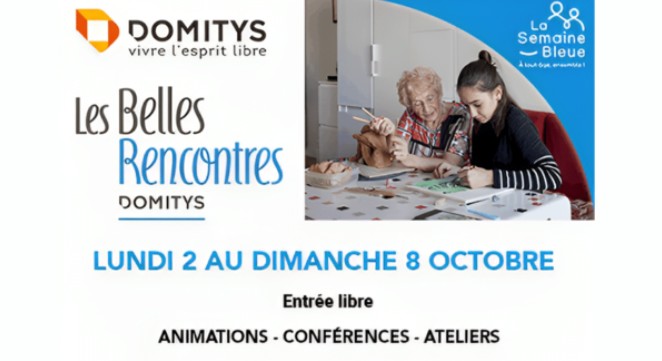 Affiche journée les belles rencontres Domitys