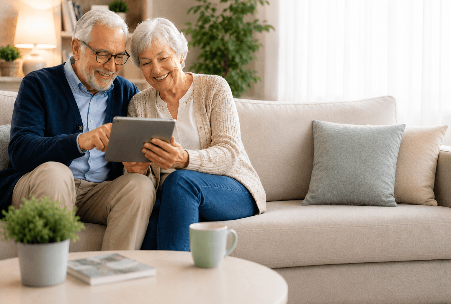 Couple senior en recherche de logements